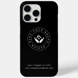 Modernes Stylist mit bearbeitbarem Logo und Text Case-Mate iPhone Hülle