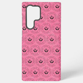 Modernes Stylist mit bearbeitbarem Logo und Text Samsung Galaxy Hülle