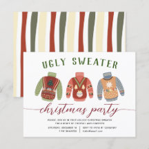 Modernes Tacky Ugly Sweater Weihnachts-Party