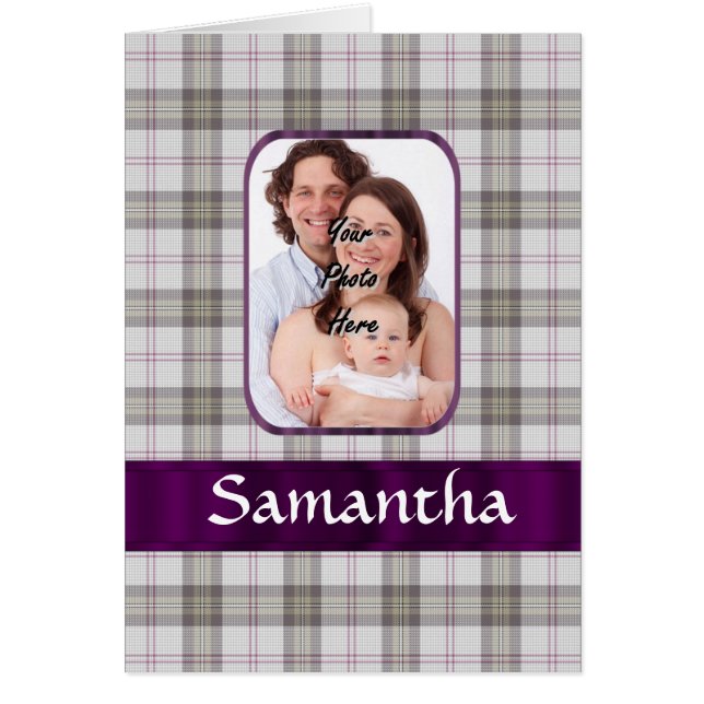 Modernes Tartan-Foto (Vorne)