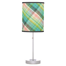 Modernes Tartan Green Tan Kariertes Muster.