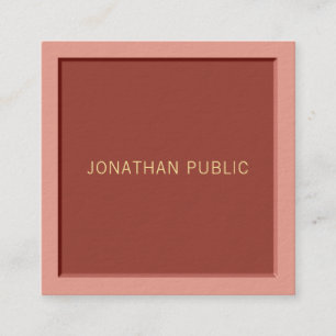 Modernes Template Beruflich Elegantes Design Luxus Quadratische Visitenkarte