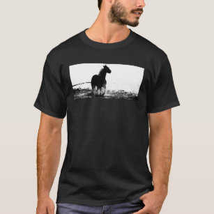 Modernes Template für den laufenden Pop von Pferde T-Shirt