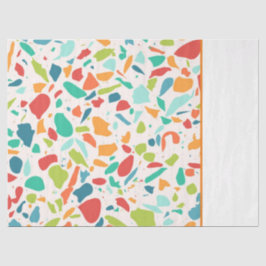 Modernes Terrazzo Farbenfrohe Architektur Design Seidenpapier