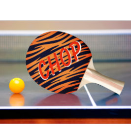 Modernes Tischtennis Smash Black Orange Strip Schläger