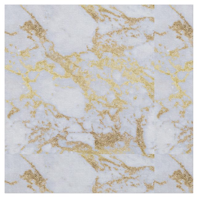 Modernes, trendiges Gold-Glitzer-Marmor Stoff (Nahaufnahme)