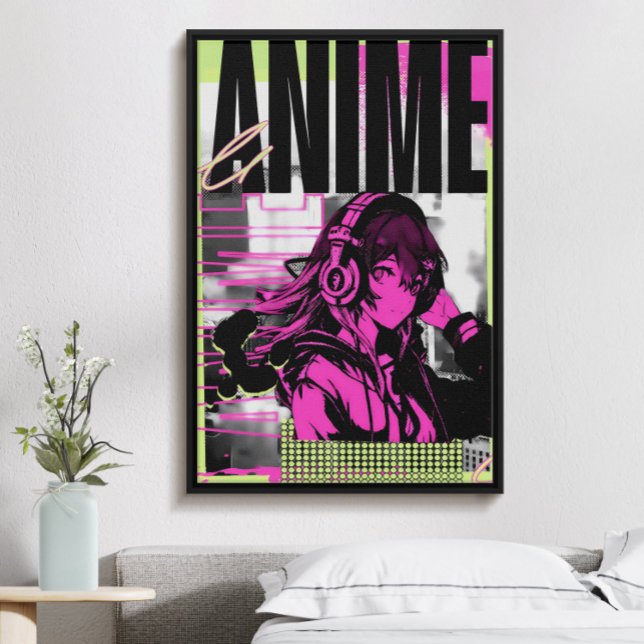 Modernes, trendiges und stilvolles Anime Girl Poster (Von Creator hochgeladen)