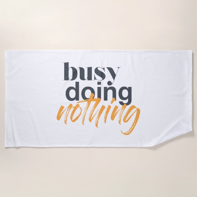 Modernes, trendiges, urbanes Design von "Business  Strandtuch (Vorderseite)