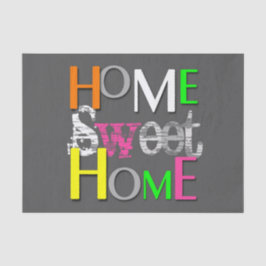Modernes Trendy buntes Zuhause-Bonbon-Zuhause Seidenpapier