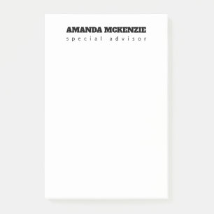 Modernes Trendy Einzigartig kreativ Minimalistisch Post-it Klebezettel
