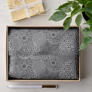 Modernes, trendy floral Muster Seidenpapier