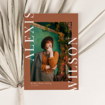 Modernes Trendy Minimalistisch 3 Foto Abschluss