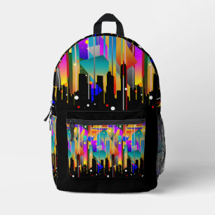 Modernes, trendy New York City Abstrakt Bedruckter Rucksack