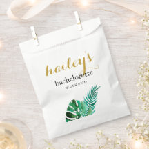 Modernes Tropical Palm Bachelorette Wochenende