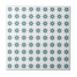 Modernes türkisfarbenes Muster aus dem Mittelalter Fliese<br><div class="desc">Modernes, inspiriertes Design aus der Mitte des Jahrhunderts mit Vintagem Muster kleiner türkisfarbener Sternexplosionen auf weißem Hintergrund. Einfaches, sauberes, modernes, nahtloses Design. Erstellen Sie Ihr eigenes benutzerdefiniertes Muster, indem Sie ein neues Bild hochladen, oder wenden Sie sich mit der Schaltfläche "Nachricht" an den Designer, um Hilfe zu erhalten. So erstellen...</div>