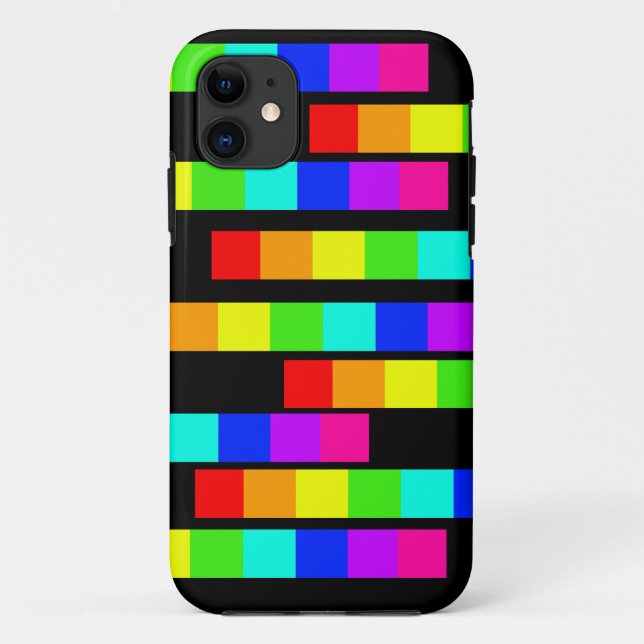 modernes und cooles Farbmuster Case-Mate iPhone Hülle (Rückseite)
