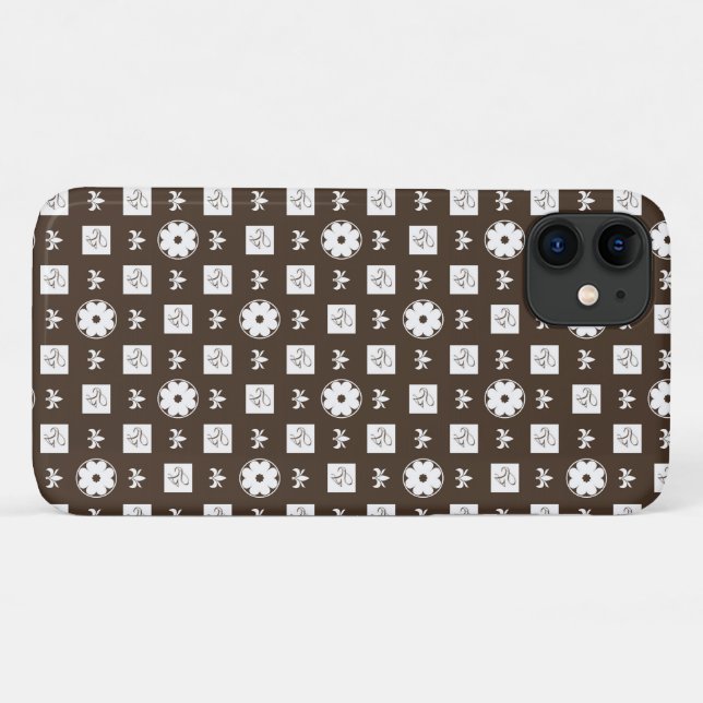 Modernes und elegantes Muster Case-Mate iPhone Hülle (Rückseite (Horizontal))