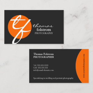 Modernes und elegantes personalisiertes visitenkarte