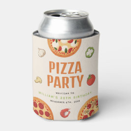 Modernes und italienisches Pizza-Party für jeden A Dosenkühler