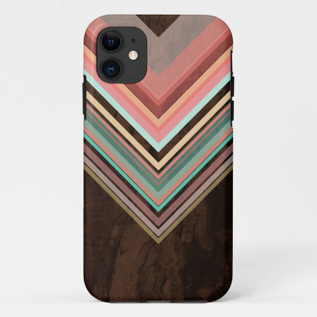 Modernes und modisches geometrisches Muster der Case-Mate iPhone Hülle (Rückseite)