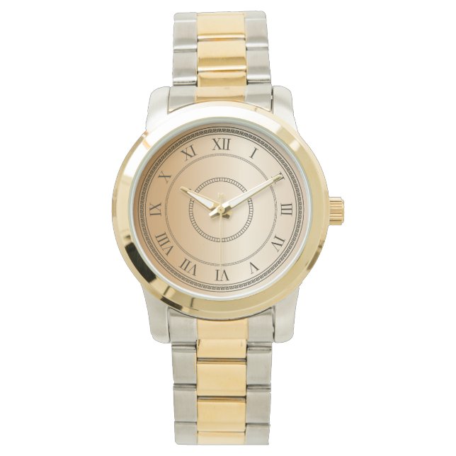 Modernes Unisex Oversized Armbanduhr (Vorderseite)