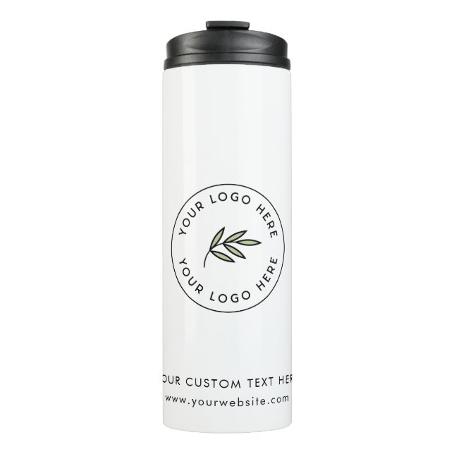 Modernes Unternehmen für White Custom Logos Thermosbecher (Vorderseite)