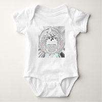 Modernes Urban Ash Gray Flora Abstraktes Muster Ku