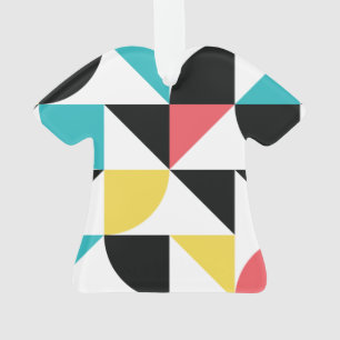 Modernes, urbanes, buntes, lustiges geometrisches ornament