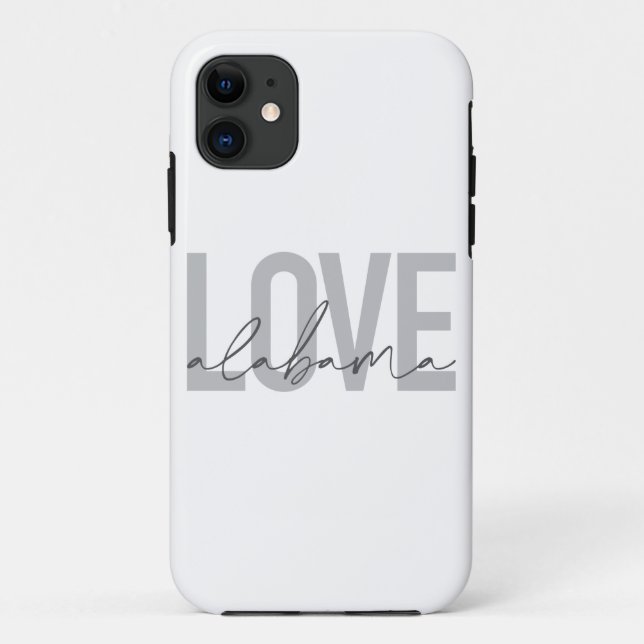 Modernes, urbanes, einfaches, cooles Design Liebe  Case-Mate iPhone Hülle (Rückseite)