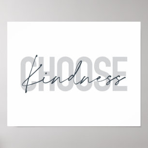 Modernes, urbanes, einfaches Design von Choose Kin Poster
