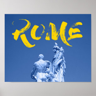 Modernes, urbanes, lebendiges, cooles Design Rom K Poster