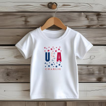 Modernes USA-personalisiertes patriotisches Kinder