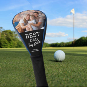 Modernes Vatertag Bester Vater nach Maß Foto Golf Headcover