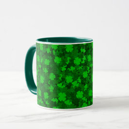 Modernes Vierblättriges Kleeblatt Tasse