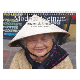 Modernes Vietnam alt und freundlich Kalender