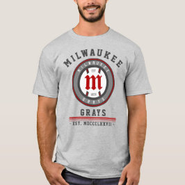 Modernes Vintage Milwaukee Grays Est. T-Shirt