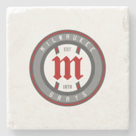 Modernes Vintage Milwaukee Grays Steinuntersetzer