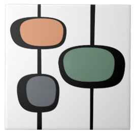 Modernes Vintages Design der 50er Jahre Abstrakt Fliese