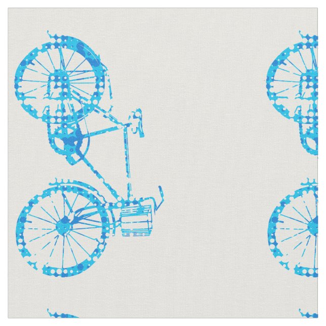 Modernes Vintages Fahrrad Stoff (Nahaufnahme)