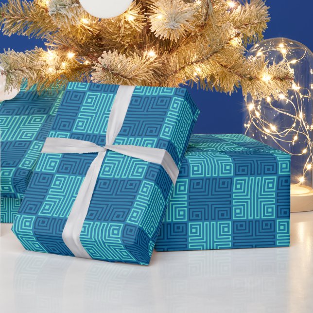 Modernes Vintages Geschenk luxuriös Geschenkpapier (Feiertage)