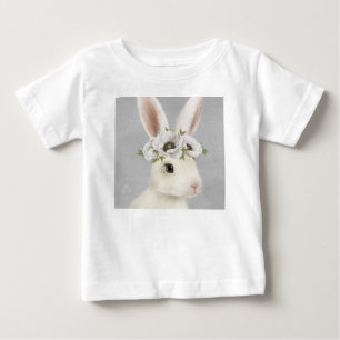 modernes Vintages Hasen Baby T-shirt