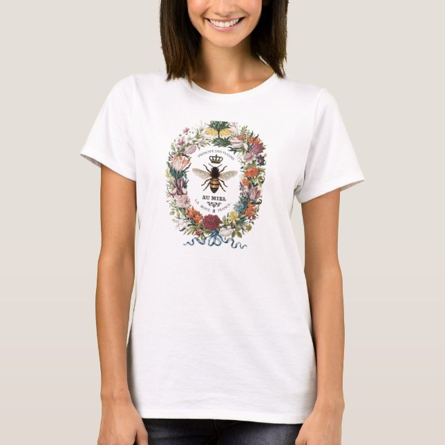 MODERNES VINTAGES KÖRPERBIEN T-Shirt (Vorderseite)