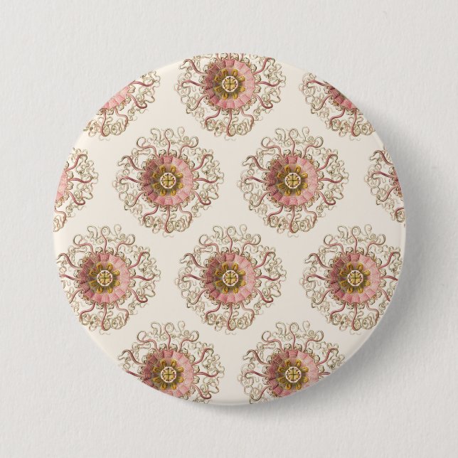 Modernes Vintages Seashell Button (Vorderseite)