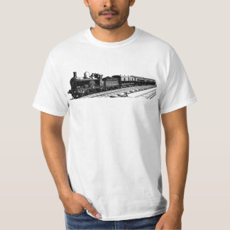modernes Vintages T-Shirt 2 des Zugs