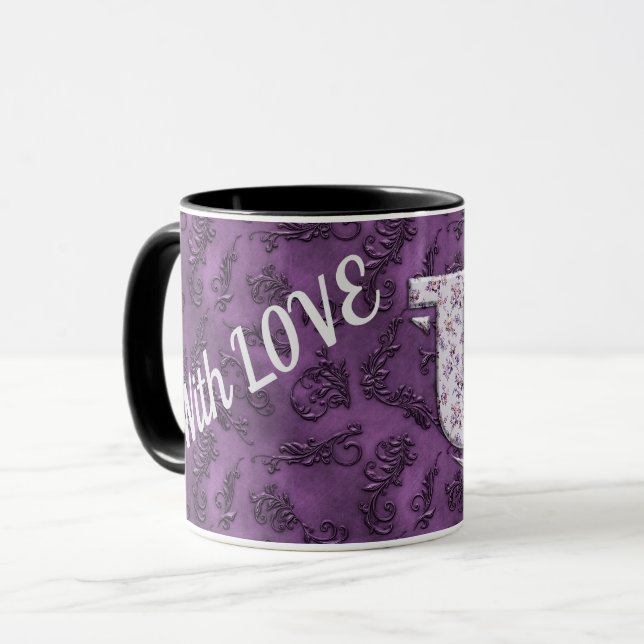 Modernes Vintages U Tasse (Vorderseite Links)
