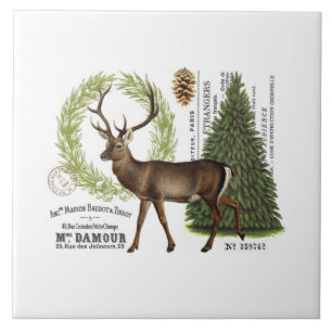 modernes Vintages Waldwild Fliese