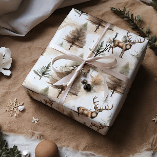 Modernes Vintages Weihnachtswackelpapier für Renti Geschenkpapier