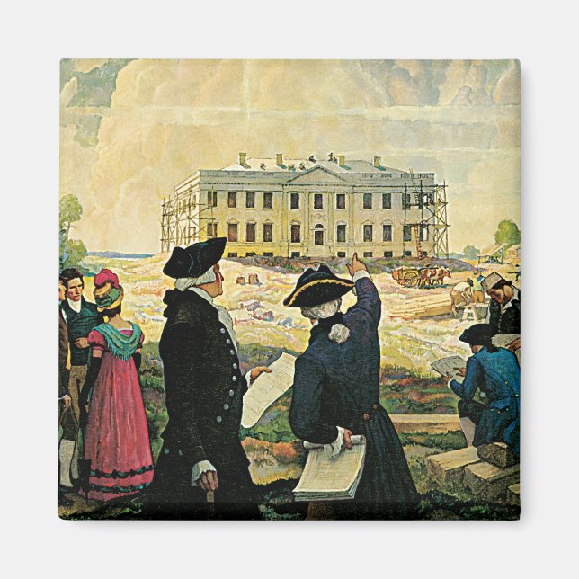 Modernes Washington Magnet (Vorne)