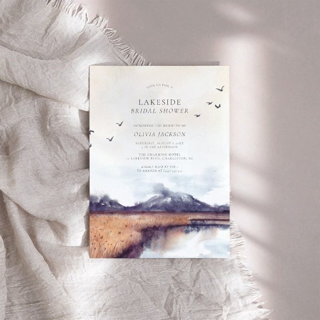 Modernes Watercolor Brautparty Einladung (Von Creator hochgeladen)