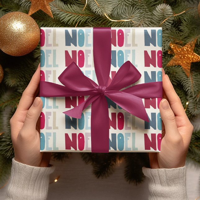 Modernes Weihnachten Weihnachten Weihnachten Feier Geschenkpapier (Von Creator hochgeladen)